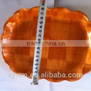Rectangular Woven Wooden Plate and Tray thumbnail-2