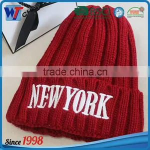 Multi Color Wooly Knit Cool Beanies Pom Beanie Mens Hats thumbnail-5