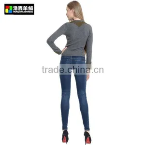 Brown Dew of Navel Long Sleeve Cardigan, Brown Sexy Cashmere Cardigan thumbnail-2