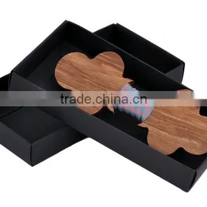 2016 New Cute Mens Spade Wooden Bow Tie Wholesale thumbnail-2