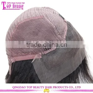 Side Part Stock Cheap 150% Density Human Hair Short Bob Lace Front Wig Brazilian Glueless Bob Lace Front Wig thumbnail-6
