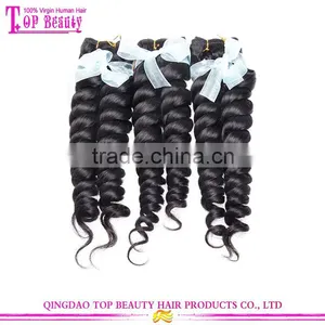 Qingdao Factory Supply Loose Wave Remy Chinese Hair Bundles Hot Selling Virgin Chinese Hair Bundles thumbnail-1