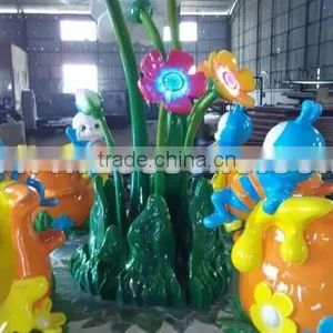 Hot Sale New Amusement Park Equipment Outdoor Playground Equipment Honey Pot Merry go Round Kiddie Ride thumbnail-5