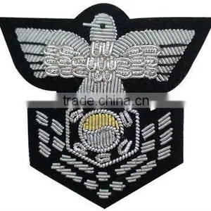 Wholesale Embroidery Eagle Emblems for Military Uniform thumbnail-1