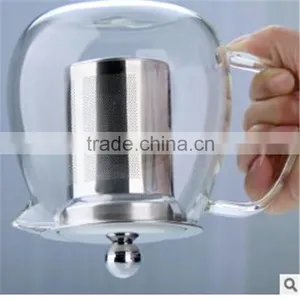 Hot Sale!520ml/750ml Mouth Blown Heat-resistant Borosilicate Teapot With Stainless Steel Filter, in Stock. thumbnail-4