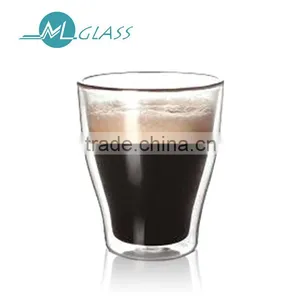 Hot Sale 200ml Double Wall Glass Coffee Cups Cup N6079 thumbnail-1