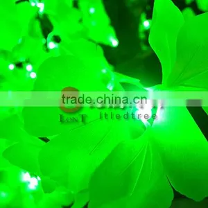 2m Led Ginkgo Leaf Outdoor Tree up Lights thumbnail-6
