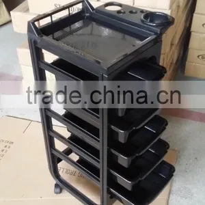 Professional Aluminum Trolley Beauty Case Hair Salon Trolley Barber Cair Trolley B60-ST033 thumbnail-2