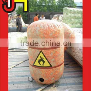 EN14960, SGS, CE 0.6MM PVC Tarpaulin Oil Barrel Inflatable Paintball Bunkers For Sale thumbnail-3