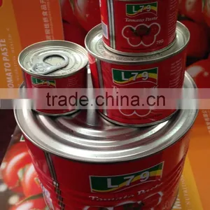 Top Quality 28%-30% Natural China Canned Tomato Paste L79 Alavie 1kg 70g 400g 2.2kg Tin Factory Double Concentrated thumbnail-1