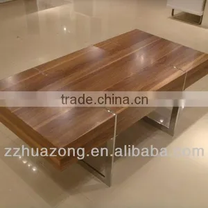 Simple Design MDF Coffee Table With Chromed Steel thumbnail-1