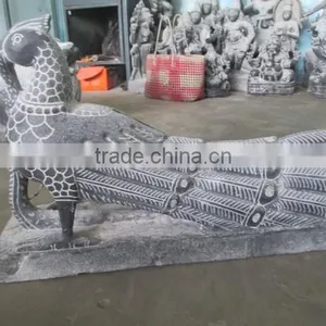 Peacock Stone Hand Sculpture Manufacturer in India thumbnail-1