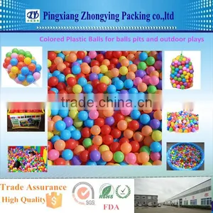 Colored Plastic Balls for Balls Pit and Outdoors Children Plays thumbnail-1