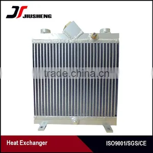 Custom Made Vacuum Brazed Hydraulic Oil Cooler With Fan For Construction Machinery thumbnail-1