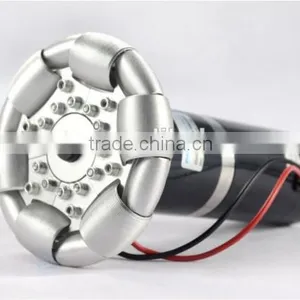 4 Inch(100mm) Omniwheel Ball Balance Ballbot 90 Angle Aluminum Wheel 14179 thumbnail-2