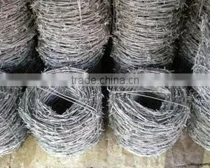 Hot Dipped Galvanized Barbed Wire Price per Roll Barbed Wire Fence Design thumbnail-6
