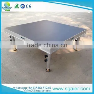 2017 Aluminum Simple Stage , Portable Stage 4ft x 4ft With Round Legs ,adjustable Stage thumbnail-1