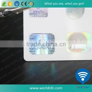 Unique Securtiy Hologram Sticker PVC Business Card thumbnail-1
