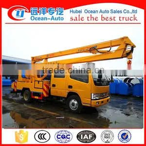 DFAC Hubei 14m Hydrauli Aerial Cage thumbnail-1