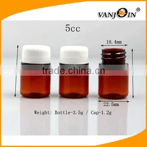 20ML White PE Dispenser Plastic Eye Dropper Bottle With Plastic Dropper Tip Plugs thumbnail-3