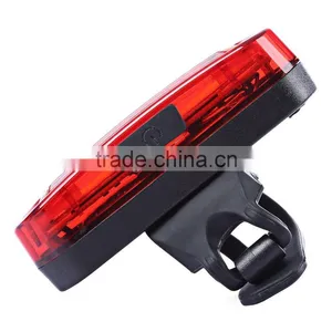 Cycling Night Bike Rechargeable Light Dual Color Flashlight for Mountain Road Bicycle Seatpost Light Bicycle Accessories thumbnail-4