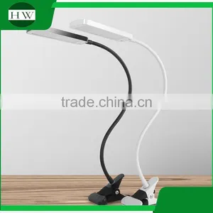 Plastic Portable Target Adjustable Usb Charging Charge Foldable Collapsible Folding Led Clamp Clip Work Reading Book Light Lamp thumbnail-3