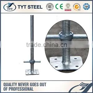 Concrete Formwork Scaffolding u Head Jack Base With Jack Nut Scaffolding Parts Scaffolding Screw Jack thumbnail-1