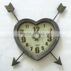Hot Sale!!! Round Metal Vintage Multi Color Roman Numeral Wall Clock thumbnail-3