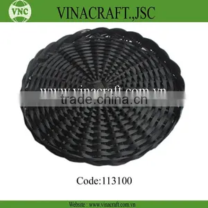 Cheap Black Bamboo Plate Weaving for Packing thumbnail-1