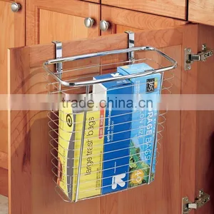 China Rectangle Metal Wire Hanging Towel Basket Over the Cabinet Basket thumbnail-3