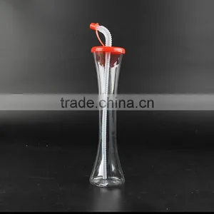 Fashionable First Rate High Quality Food Grade Plastic Beach Cup With Straw thumbnail-3