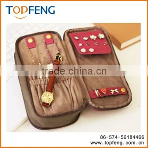 Cloth Zipper Pockets Jewelry Box Bag/small Jewelry Bags/modern Jewelry Organizer thumbnail-1