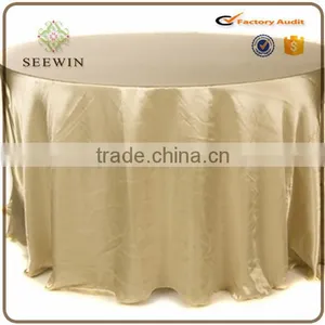 Fashion Led Satin Table Cloth for Wedding Party Home Use thumbnail-1
