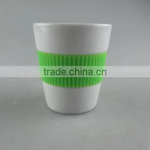Cheap Stocked Round Heat Insulation Ceramic Cup thumbnail-1