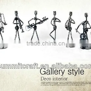 3D Iron Metal Musician Player Figurine thumbnail-1