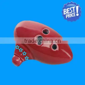 6 Holes New Learners Ceramic Ocarina Flute for Children thumbnail-6