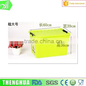 Eco-Friendly PP Plastic Storage Box, Plastic Storage Box With Lock, Storage Box 400 thumbnail-1