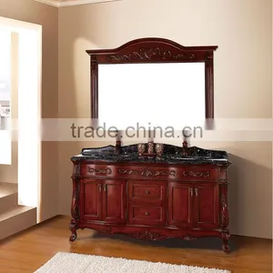 Bisini Furniture Lastest Cabinet Bathroom Furniture Vanity Unit,American Wood Bath Vanity,Bathroom Furniture (BF08-4136) thumbnail-1
