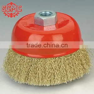 Heavy Duty Crimped Wire Industrial Cup Brush thumbnail-1