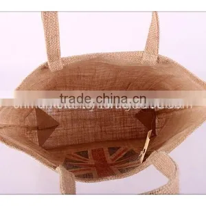 Jute and Hessian Hand Bag Can Print Any Country National Flag Design,storage Bags thumbnail-3