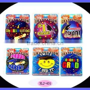 Custom Attractive Graduation Dfesign Led Flashing Big Pin thumbnail-1
