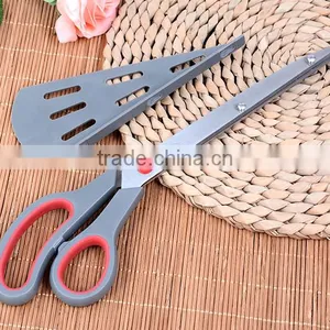 2016 Multifunctional Stainless Steel Pizza Scissors With Rubber Soft Tpr Handle /rubber Scissors thumbnail-3