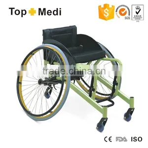 Rehabilitation Therapy Aluminum Powder Coating Ultralight Leisure Manual Sport Training Rugby Defensive Wheelchair thumbnail-5