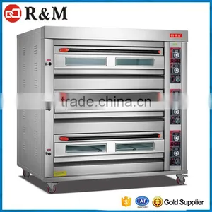 Automatic 3 Deck 9 Trays Roti Making Machine Gas Pizza Oven Restaurant Bread Machine thumbnail-1