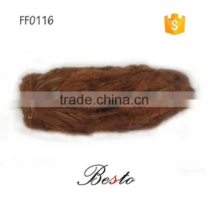 Autumn and Winter New Design Soft Material Handmade Feather for Making Scrarf/hat/sweaters thumbnail-1
