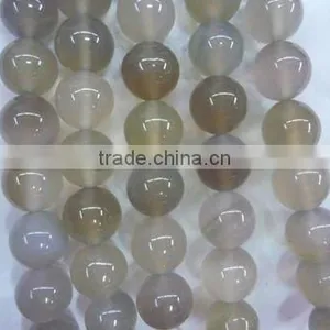 Natural Beige Agate Stone for Jewelry thumbnail-1