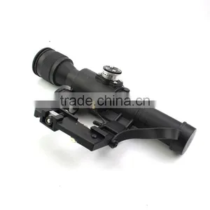 Military Standard Riflescope With SVD 4X24 Red Illuminated Reticle Rifle Scope thumbnail-3