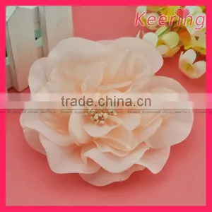 Fashion New Style Artificial Fabric Flower Making in China WBF-107 thumbnail-1