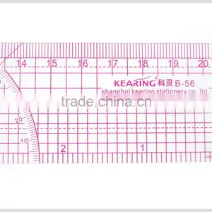 Factory Wholesale High Quality Sandwich Line Printing 1.2mm Thick 20cm&8" Clothes Making Garment Ruler #B-56 thumbnail-3