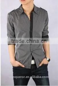 100% Fashion Latest Design Casual Designer Check Shirts for Men MSRT0160 thumbnail-1